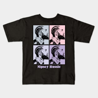 Nipsey Hussle Rapper Pop ART Kids T-Shirt